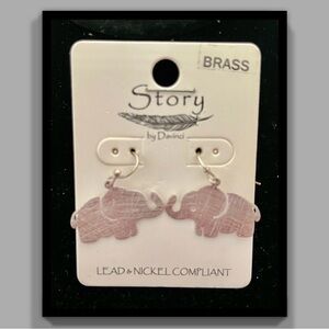 DaVinci Elephant Earrings